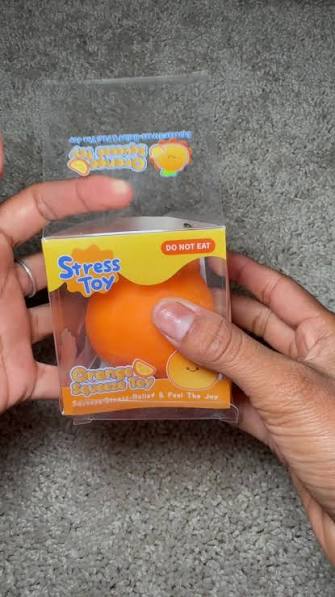 Squishy Toy - Crunchy Orange