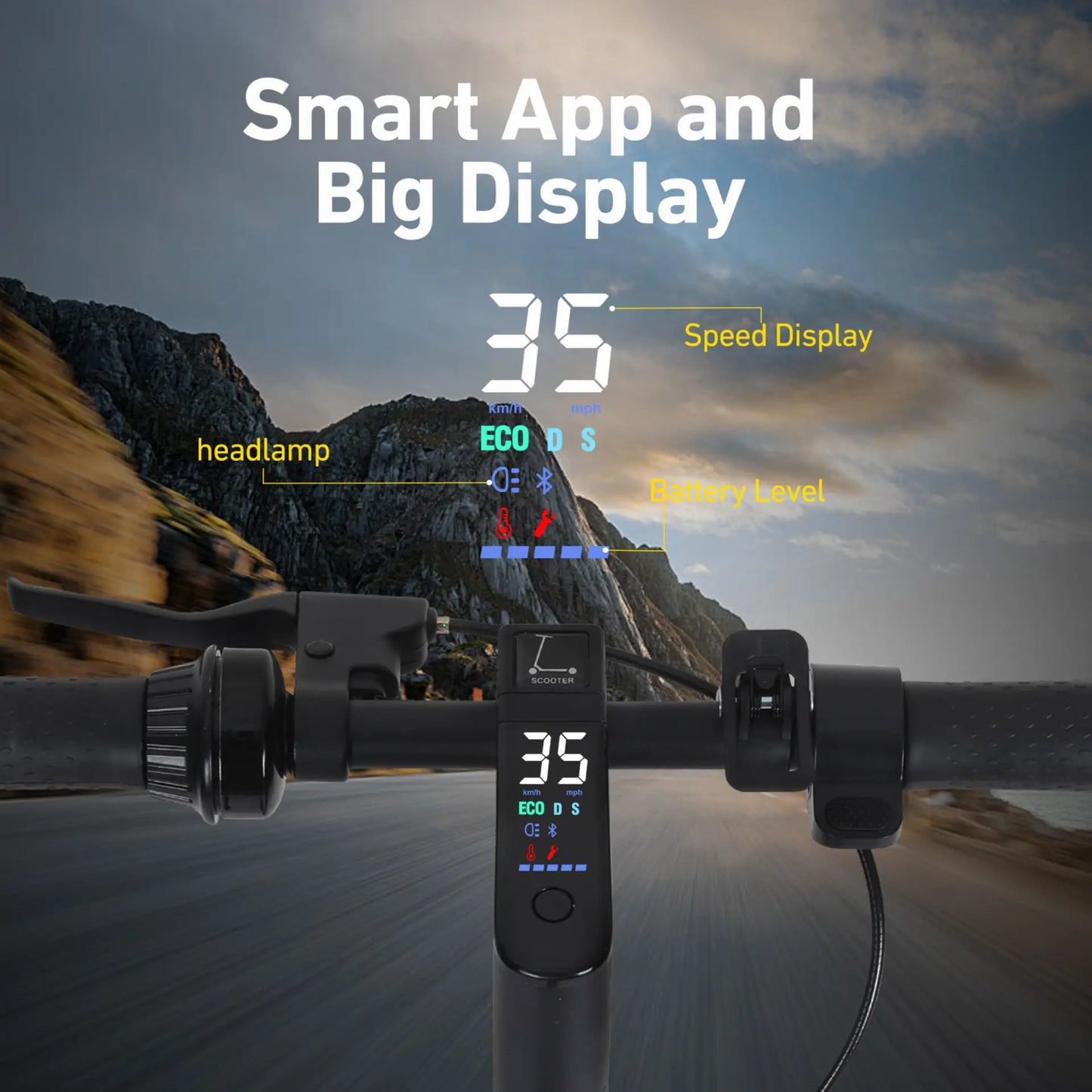 JFreeboy J05 Max Electric Scooter – 1200W Motor, 48V Battery, 10" Tires, High-Performance E-Scooter