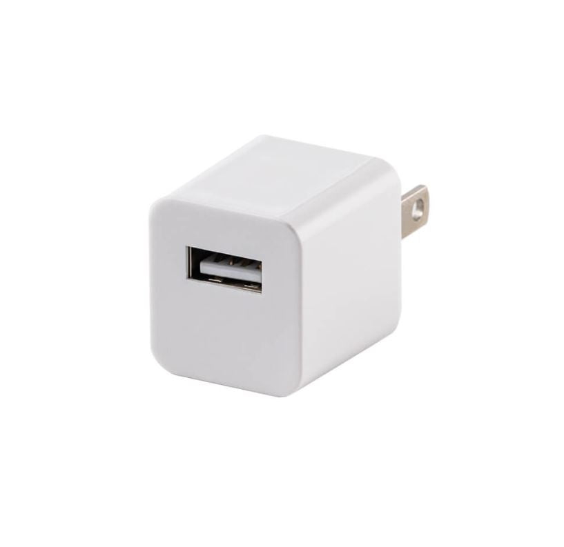 Combo 2 in 1 Home Charger - Cube Adapter (1 Port), Micro USB (Orange Packaging)