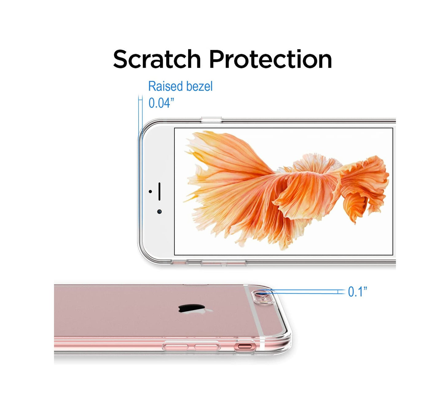 Clear TPU Phone Case (For iPhone 6 Plus)