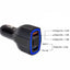 Qualcomm Car Charging Adapter 35W- 2port USB & 1port Type-C (7A QC 3.0)