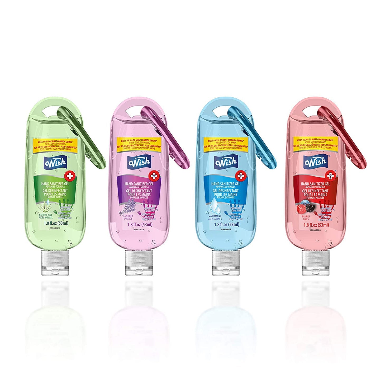 Wish Hand Sanitizer 2oz with Hanger (144 cases =6912 ct. per Pallet) (Unit Price - $0.50)