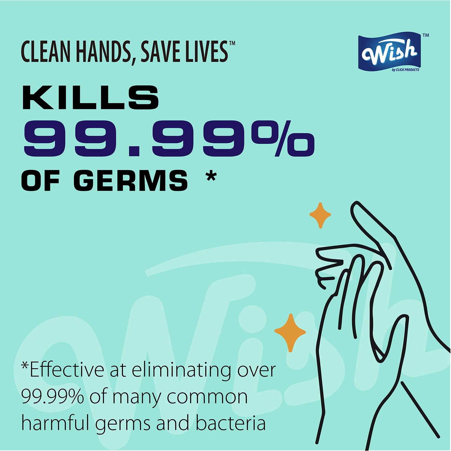 Wish Anti-Bacterial Wipes Lingettes (10 ct.) - 3 Pack