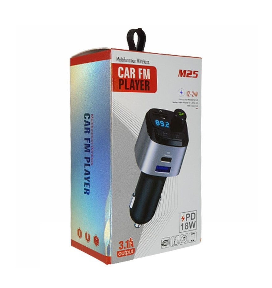 Multifunction Wireless Car FM Player (M25)
