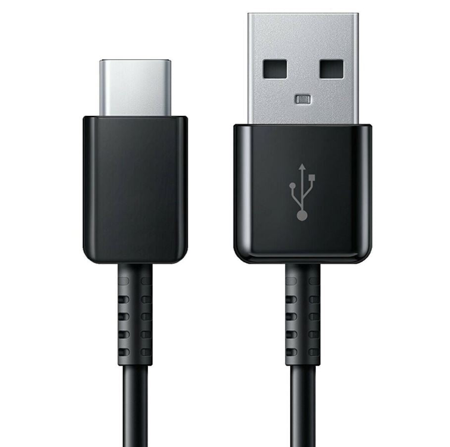 2 in 1 Combo 15W Fast Charging USB Adapter w/ 3ft Type-C Cable (White Packaging)