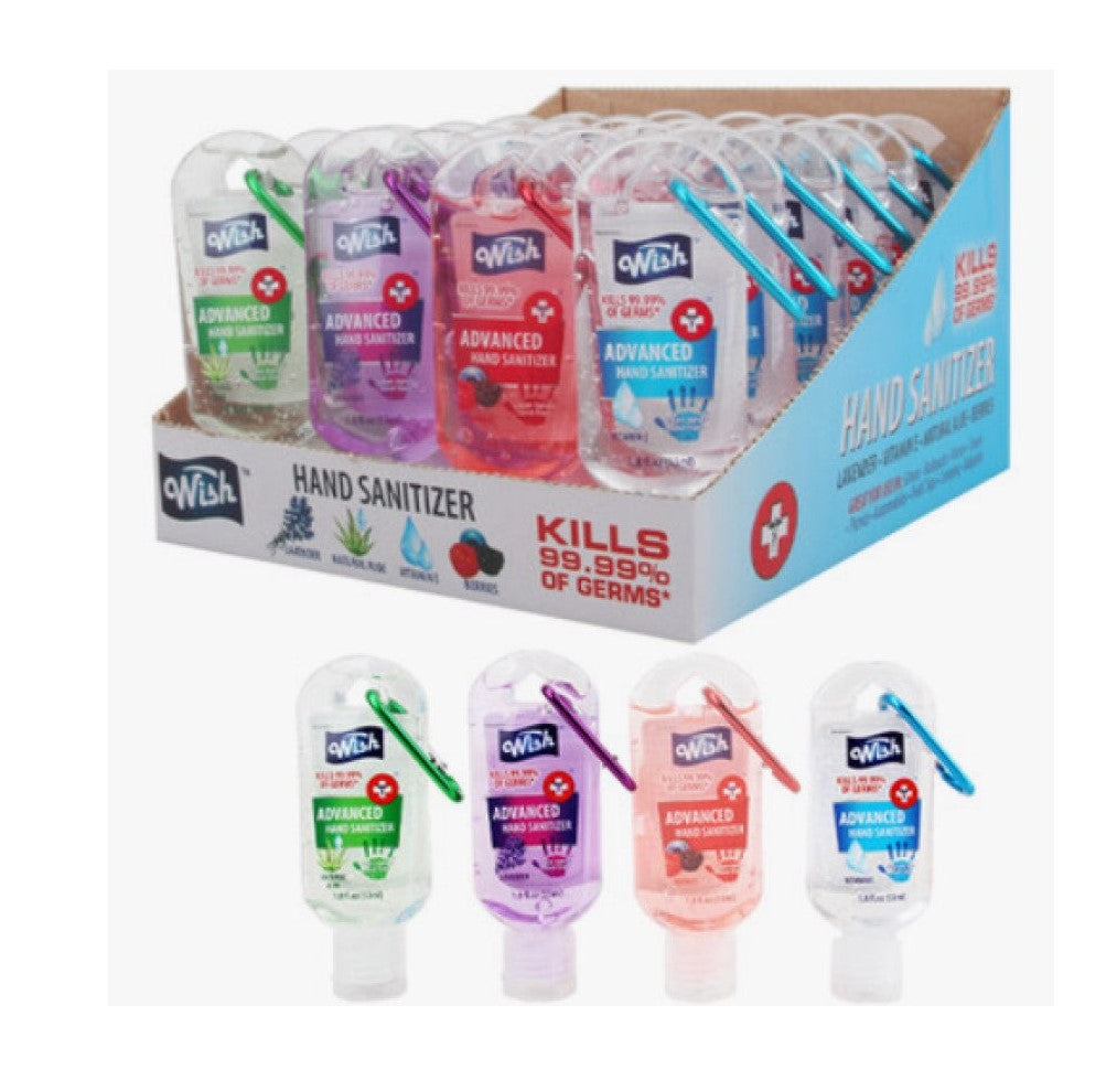 Wish Hand Sanitizer 2oz with Hanger (48pcs/ Case) (Unit Price - $0.50)