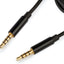 3.5mm Aux Audio Cable (Available on 3ft/ 6ft/ 10ft)- Black Color