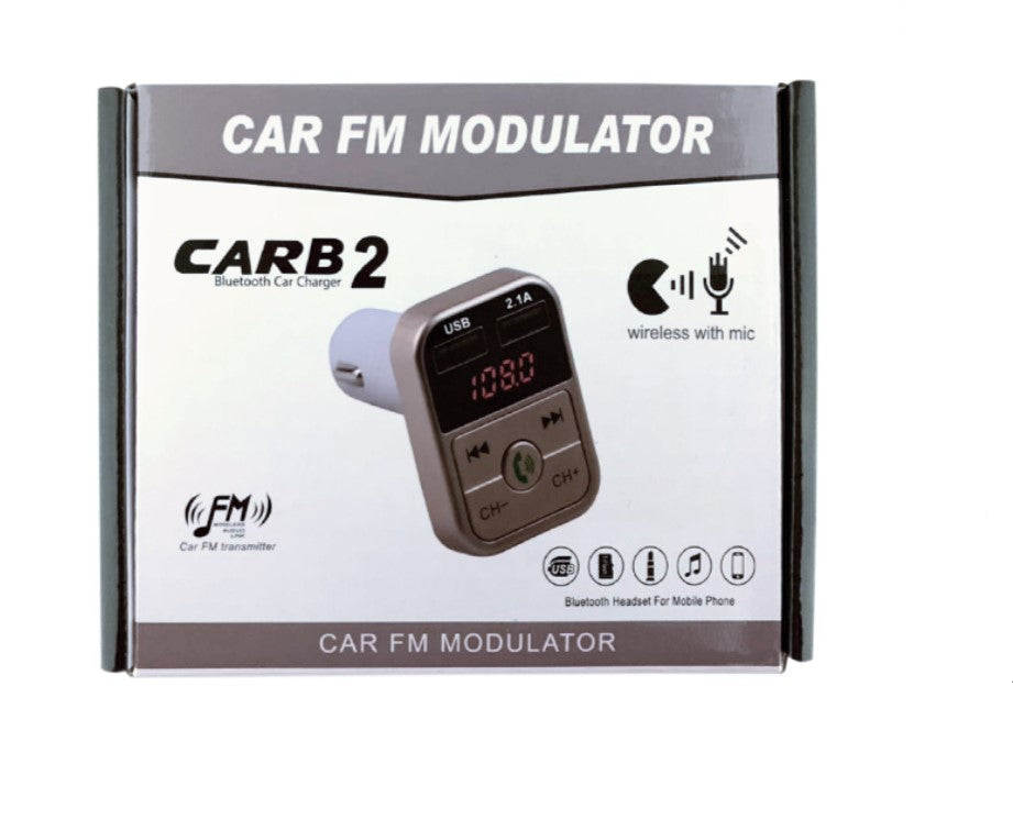 CARB 2 Bluetooth FM Modulator Car Charger