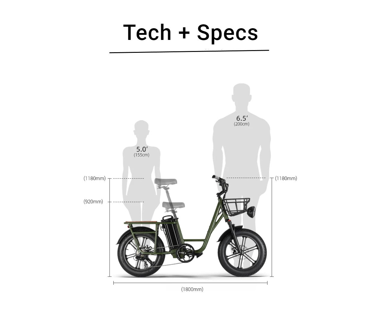 T1-Electric Motorbike 48V, 35 Mah , 20 inch Wheel W/Front Delivery Basket (DOT-800 / T1)