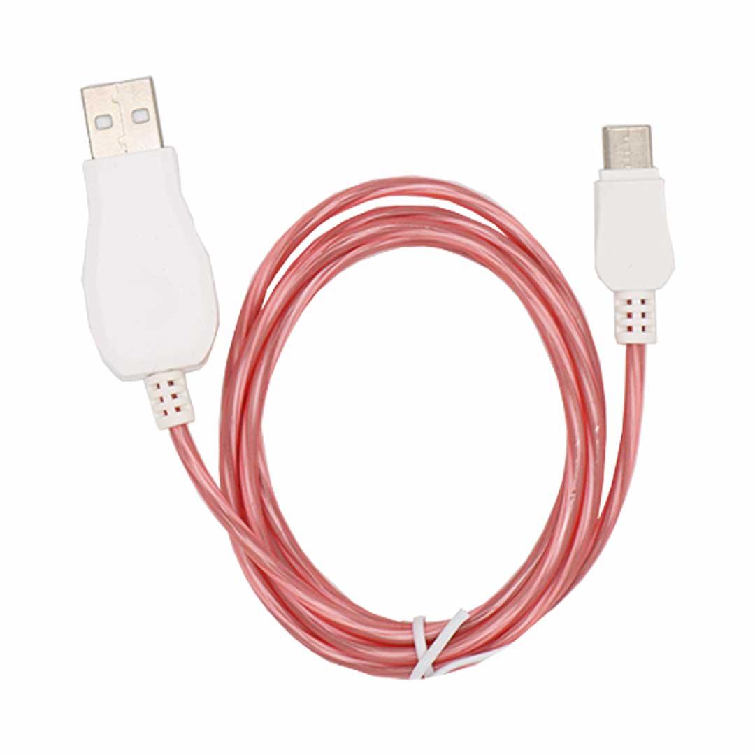 LED Light up USB to Type-C Cable- 3ft