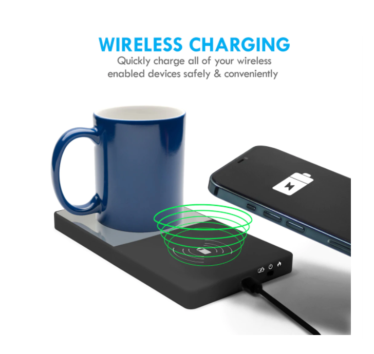 Tech Theory - USB Powered Wireless Charger & Mug Warmer (TT-QCMW-01)