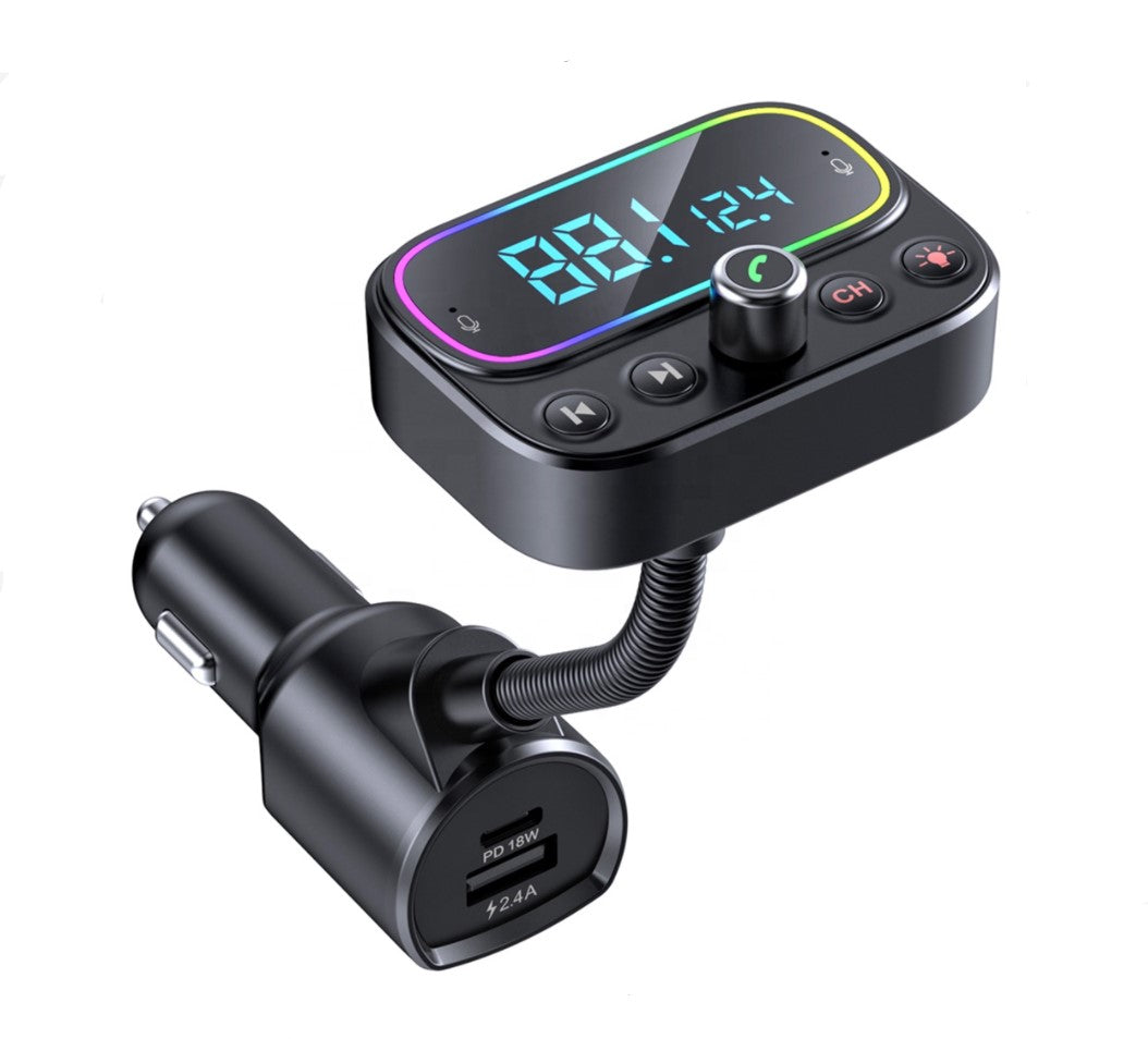 G47 Bluetooth Hands-free Call Car MP3 Player Type-C + Dual USB