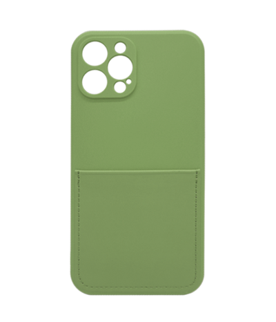 Card Slot Silicon Phone Case (For iPhone 12 Promax)