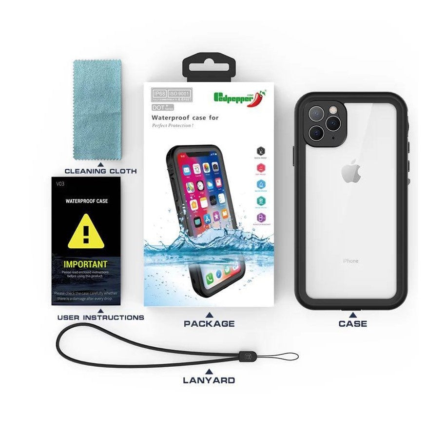 Case- Waterproof (Red Pepper) (All iPhones)