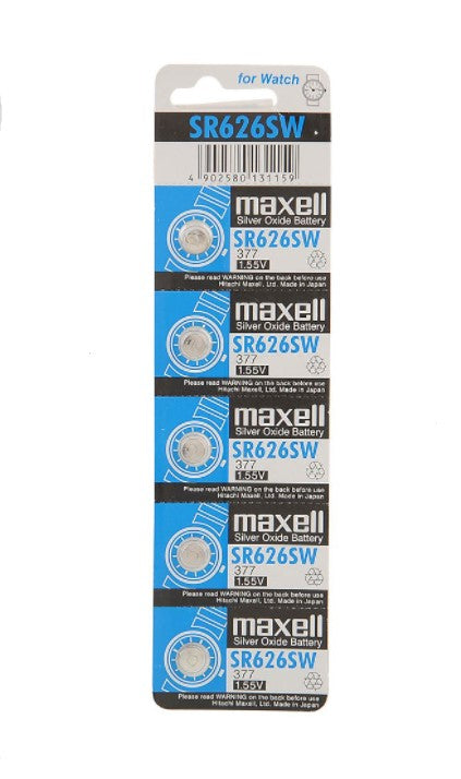 Pila Maxell SR626SW 377 Tipo Botón Pack De Unidades –, 56% OFF
