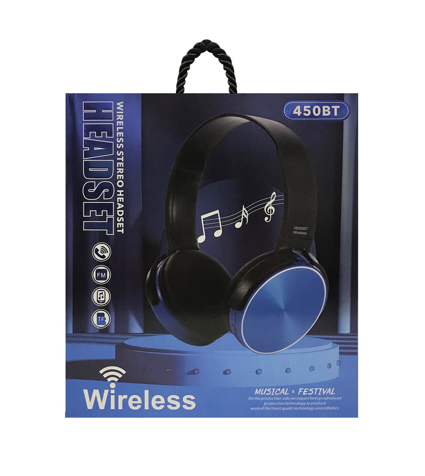 Wireless Headphones (Wireless Stereo Headset) - 450BT