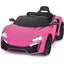 Remote-Controlled Electric Ride-On Car for Kids – 12V Pink Car with Lights, MP3 & Openable Doors – QLS-5188