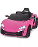 Remote-Controlled Electric Ride-On Car for Kids – 12V Pink Car with Lights, MP3 & Openable Doors – QLS-5188