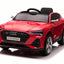 Remote-Controlled E - Tron Sportback Style Ride - On Car for Kids – 12V Single Seat, Red