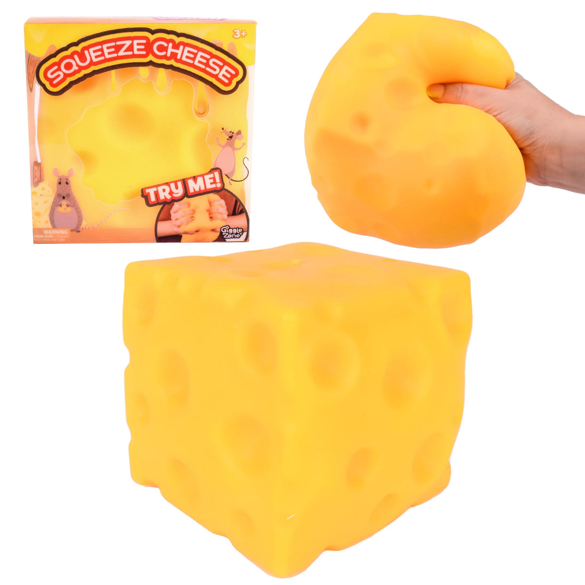 Squishy Toy - Jumbo Large Soft Cheese