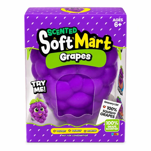 Squishy Toy - Jumbo Soft Grape (15cm)