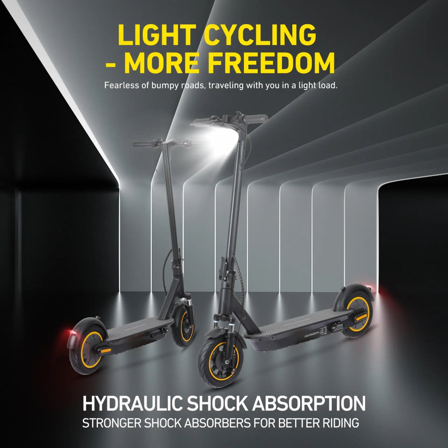 JFreeboy J05 Max Electric Scooter – 1200W Motor, 48V Battery, 10" Tires, High-Performance E-Scooter
