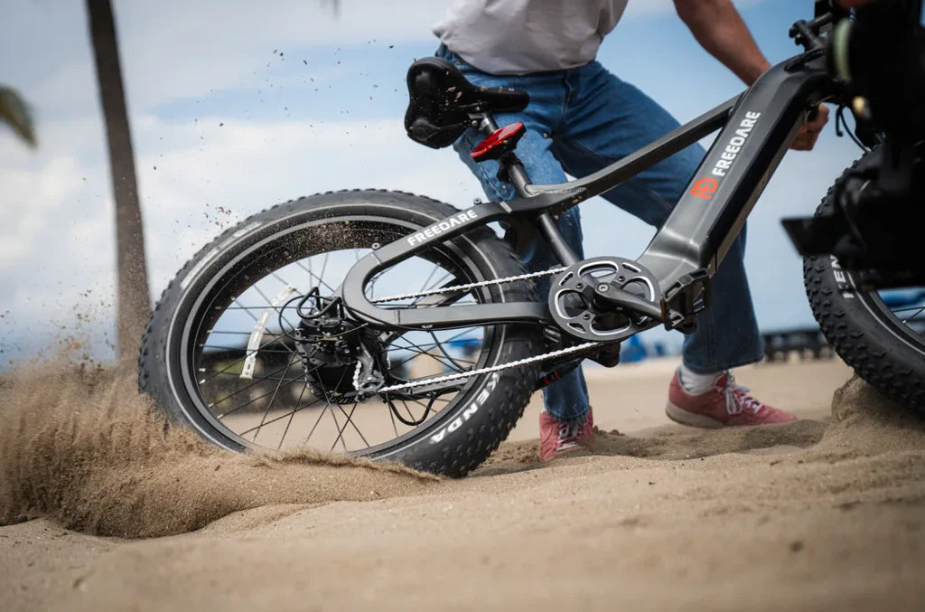 Freedare Saiga Electric Mountain Bike – 750W Motor, 48V Battery, Full Suspension E-Bike