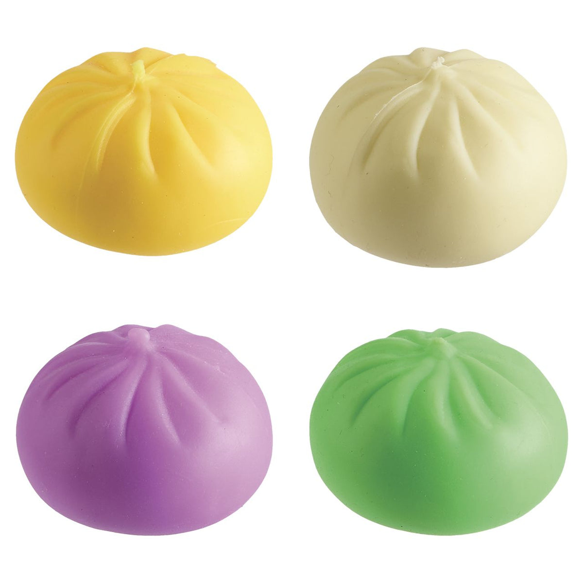 Squishy Toy - Plain Color Dumpling (Mix Colors Inside)