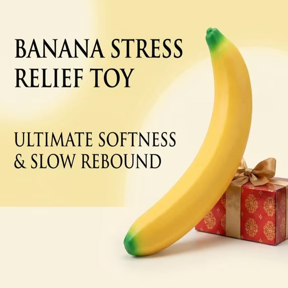 Squishy Toy - Jumbo Large Soft Banana (18 cm)