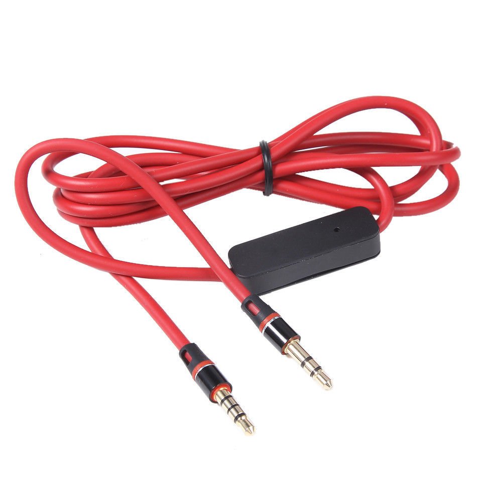 3.5mm Aux 4ft Audio Cable with Microphone