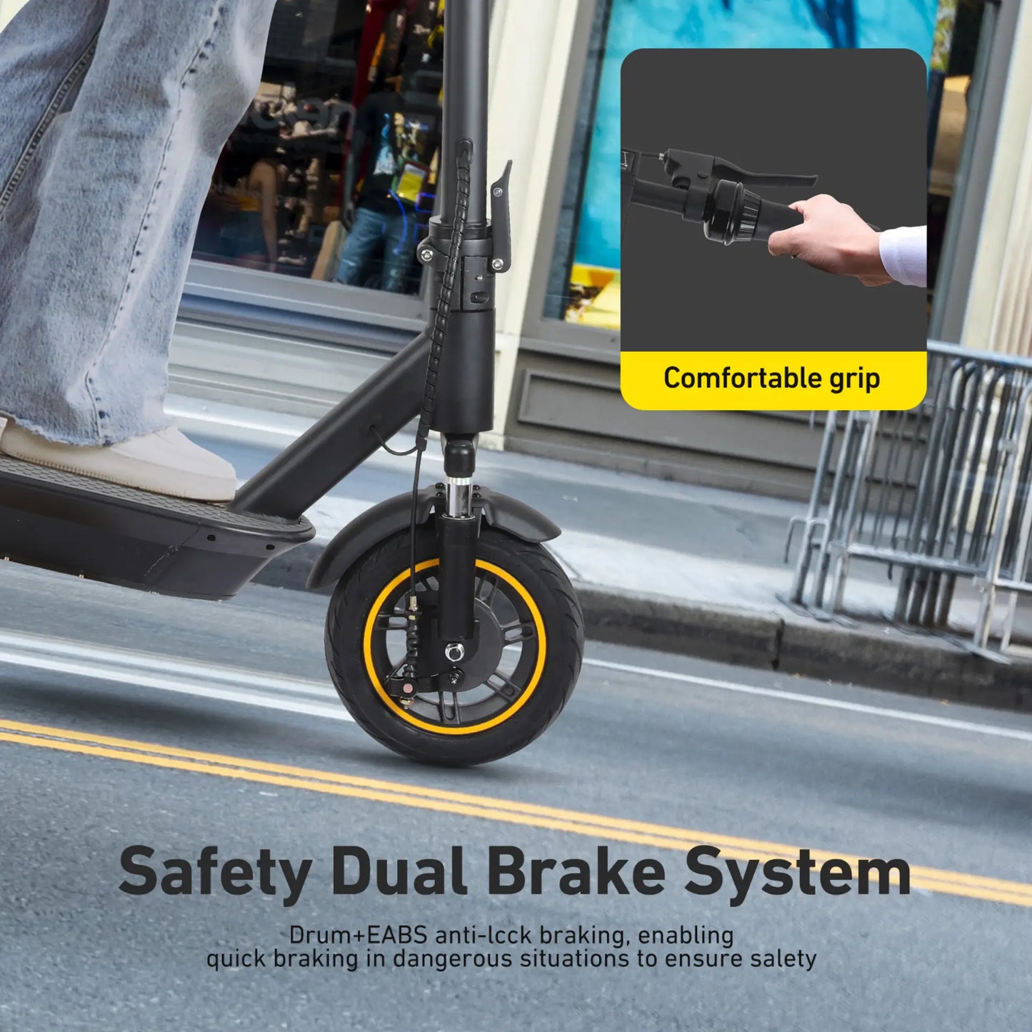 JFreeboy J05 Max Electric Scooter – 1200W Motor, 48V Battery, 10" Tires, High-Performance E-Scooter