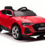 Remote-Controlled E - Tron Sportback Style Ride - On Car for Kids – 12V Single Seat, Red
