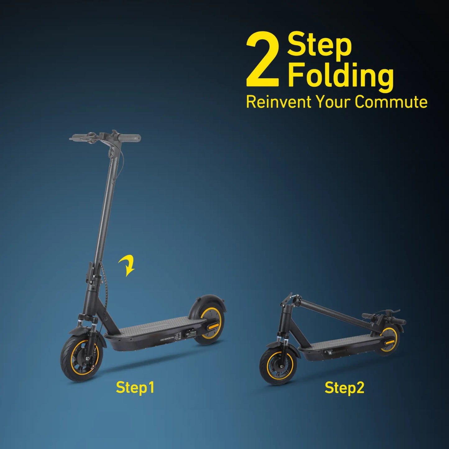 JFreeboy J05 Max Electric Scooter – 1200W Motor, 48V Battery, 10" Tires, High-Performance E-Scooter