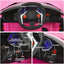 Remote-Controlled Electric Ride-On Car for Kids – 12V Pink Car with Lights, MP3 & Openable Doors – QLS-5188