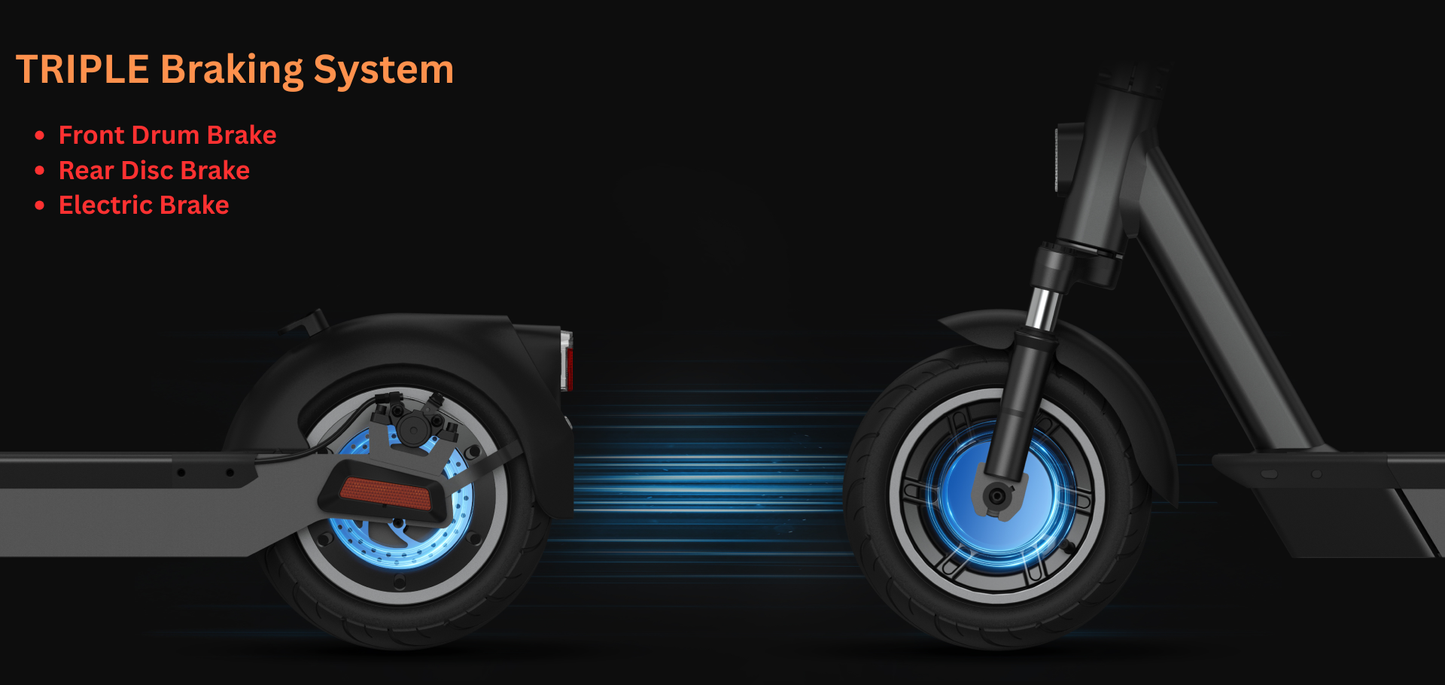 Yadea KS7 Pro Electric Scooter – 500W Motor, Long-Range Commuter Scooter with 10" Tires & Dual Suspension