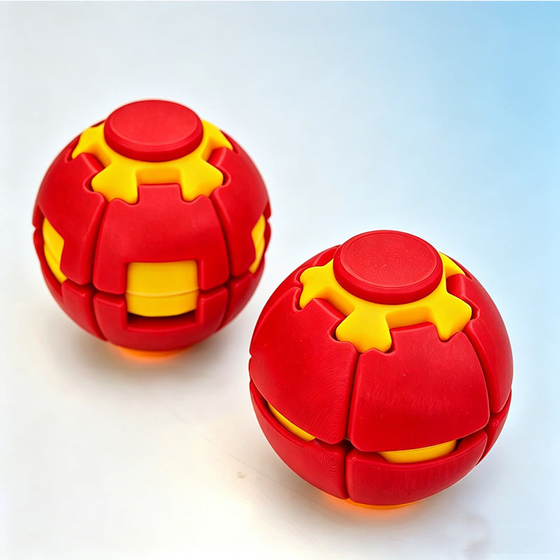 Pressing Fingertip Gyro Spinner / Press Spin Toy (Mixed Colors)