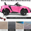 Remote-Controlled Electric Ride-On Car for Kids – 12V Pink Car with Lights, MP3 & Openable Doors – QLS-5188