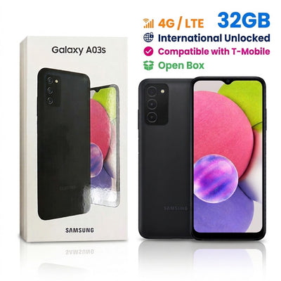 Samsung Galaxy A03S 4G /LTE - 6.5" Display, Dual Sim. International Unlocked – Open Box