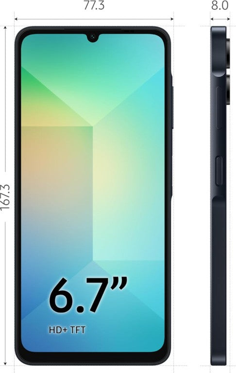 Samsung Galaxy A06 4G/LTE – 6.7″ Display, 50MP Dual SIM, Unlocked (SM-A065M/DS) (NEW)