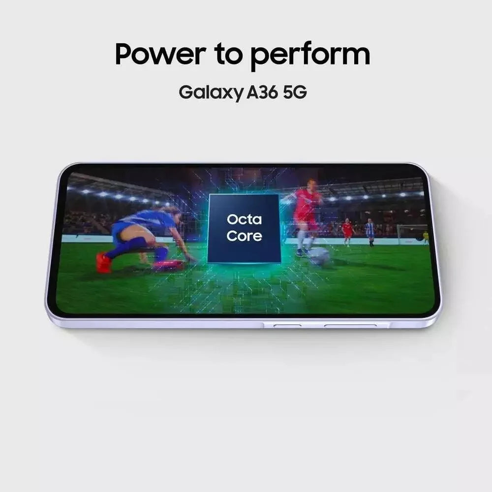 Samsung Galaxy A36 5G – 6.7″ AMOLED Display, 50MP Camera, 5000mAh Battery, Dual Sim, Unlocked (SM-A366E/DS)