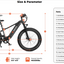 Freedare Saiga Electric Mountain Bike – 750W Motor, 48V Battery, Full Suspension E-Bike