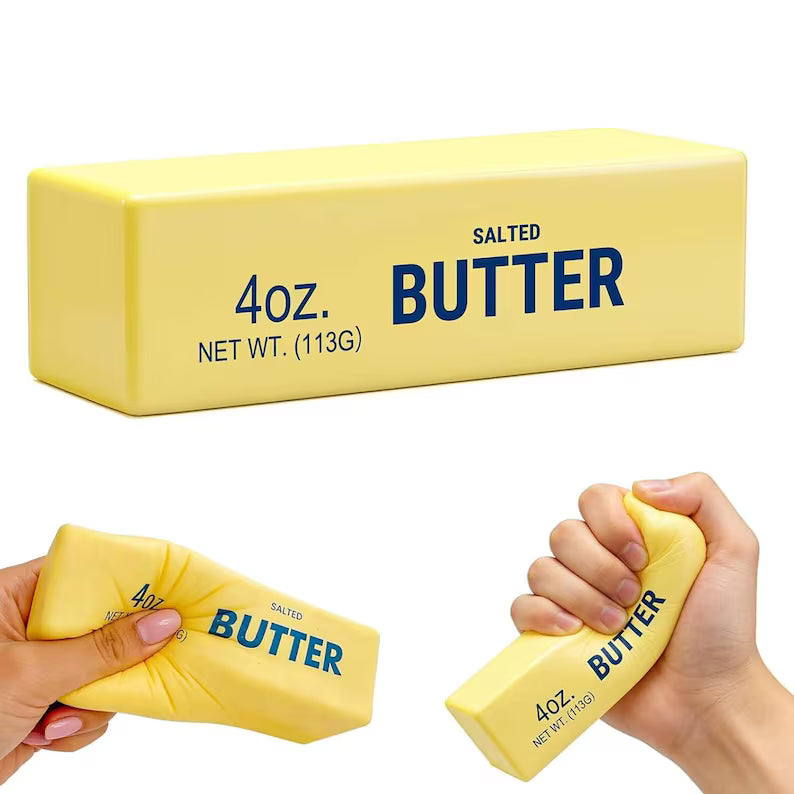 Squishy Toy - Mini Butter (4 oz) - Yellow