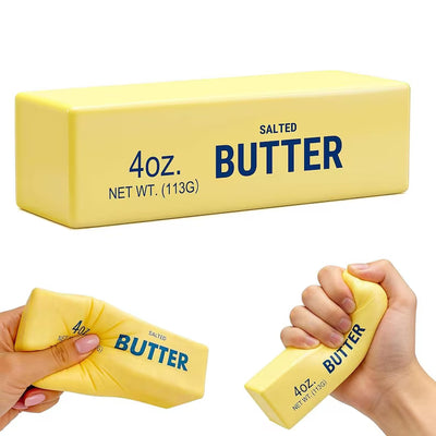 Squishy Toy - Mini Butter (4 oz) - Yellow