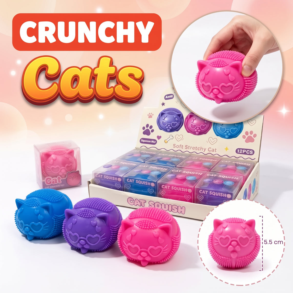Squishy Toy - Crunchy Cat