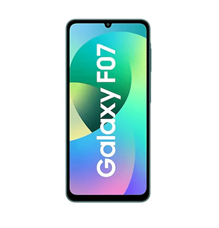 Samsung Galaxy F07 4G (International Version) – 6.7″ Display, 50MP, Dual SIM, Unlocked (SM-E075F/DS) - Green (NEW)