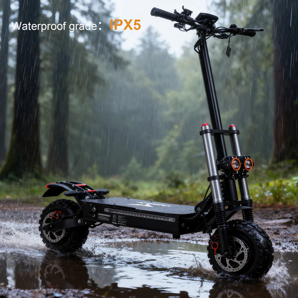 Freeboy J30 Max Dual Motor Electric Scooter – 5600W Peak Power, 60V Battery, 11" Off-Road Tires