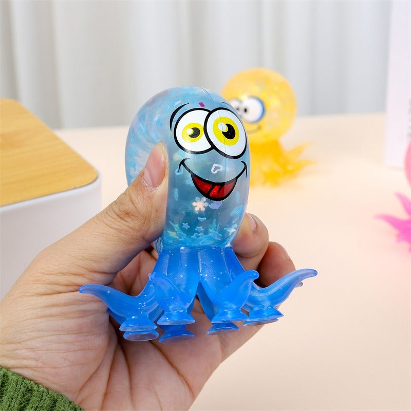 Squishy Toy - Octopus (Slow-Rise with Glitter Gel)