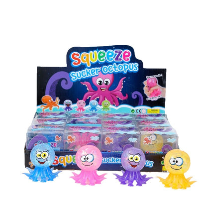 Squishy Toy - Octopus (Slow-Rise with Glitter Gel)