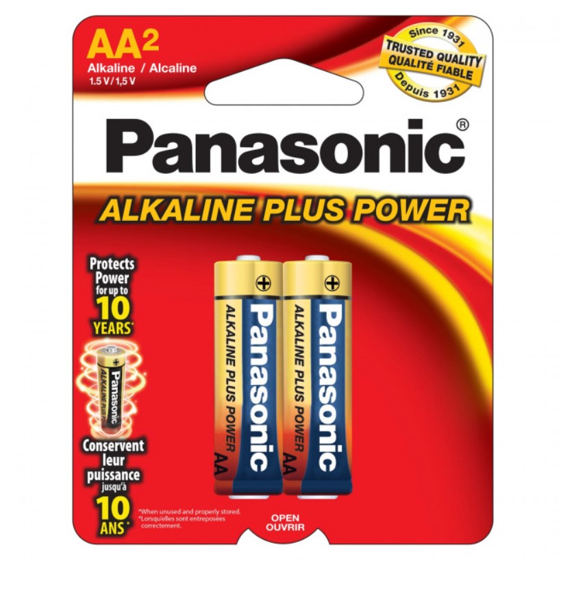Panasonic Alkaline AA X 2 Battery