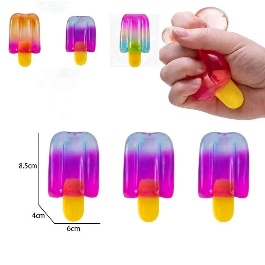 Squishy Toy - Popsicle (Glitter Gel)